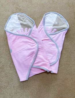 Fleecová zavinovačka pro princezny Lodger; dvojčata - 2