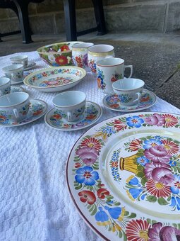 Chodská keramika - 18 ks - 2