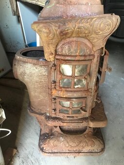 Americká kamna - litinová - 2