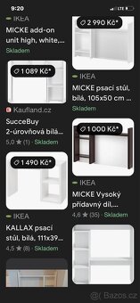 Ikea Macke nástavba na psací stůl - 2