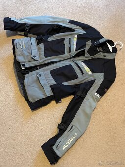 Textilní bunda MODEKA Aft Air černo/šedá M - 2