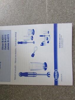 tyčový mixér a chooper s bohatým příslušenstvím - 2