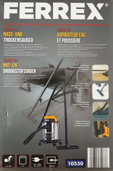 Vysavač Profi nerez,1200 W,Německo, 5 roků záruky - 2
