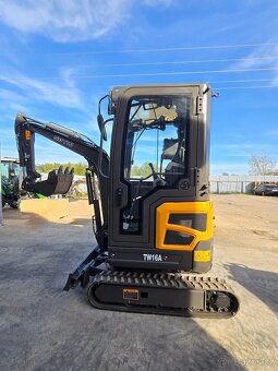 Bagr TW16A, minibagr 1.6t, KUBOTA - 3 válce - 2