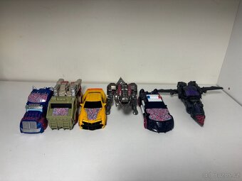 Transformers set 6 figurek - Auta, Stíhačka, Dinosaurus - 2