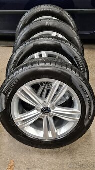 ALU KOLA R18- 5x112 zimní originál VW TIGUAN, Q5, KODIAQ.D - 2