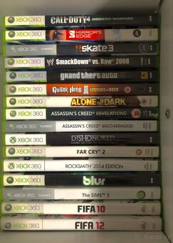 🟩 Xbox 360 – Kompletní herní sestava s ovladači, hrami a př - 2