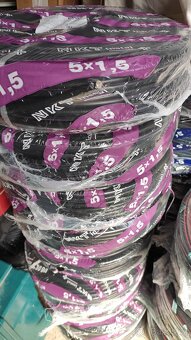 Nový kabel CYKY 3Jx2,5 po 100 metrech - 2