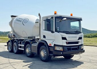 Scania P410 8x4 - domíchávač betonu Liebherr - 2