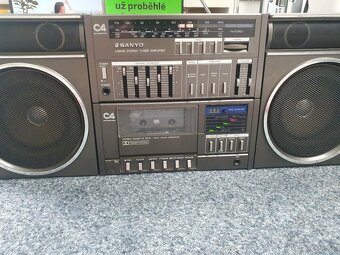 SANYO C4R Boombox rok 1983 rádiomagnetofón - 2