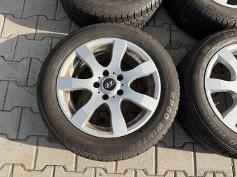 4x al kola 5x114.3 16 + pneu zimní 205/55 R16 - 2