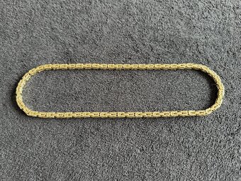 Zlata retez kralovska vazba 14k 585/1000 222g - 2