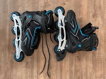 Inline brusle zn. Zealot (vel.43) +chrániče+helma - 2