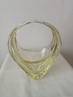 Hutní sklo - košíček - 2