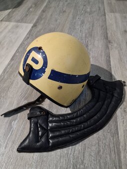 Moto přilba, helma, Regulovčík, veterán -kokoska - 2