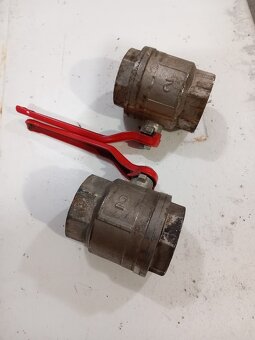 Kulový ventil 2" použitý, funkční, 2ks - 2