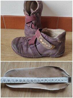 Pegres vel. 29, Protetika vel.33 celorožní kožené boty - 2