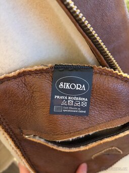 Kožená bunda - pilotka - 2