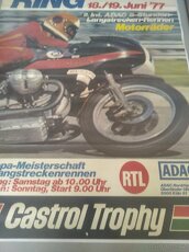 Plakát Nürburg Ring 1977 Motocykl plagát motorka - 2