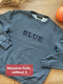 Vel. S Massimo Dutti modrá mikina - 2