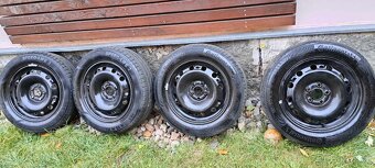 4ks Letní kola a pneu XL Continental+Semperit 185x60x15 - 2