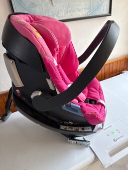 Cybex Aton 5 autosedačka 0-13 kg Růžová včetně základny - 2