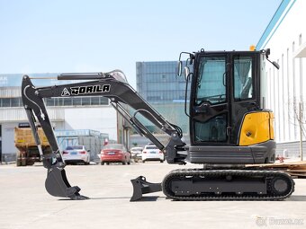 Pásový minibagr GORILA G38SE I PRO CAB _ KUBOTA_ Akce - 2