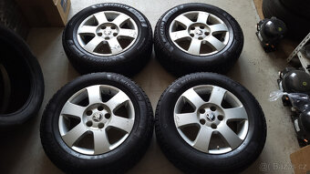 Orig. zimní ALU kola 15" 5x112 Škoda Octavia 2 - levně - 2