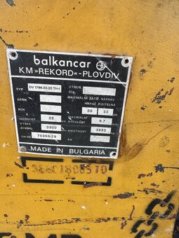 Balcancar DV1786.33.20 TH 2500kg, 4válec Perkins diesel - 2
