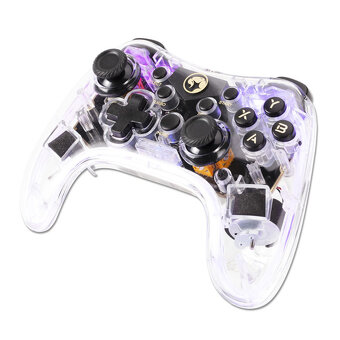 Gamepad Marvo GHOST 40, bezdrátový, 17tl., všesměrový, průhl - 2