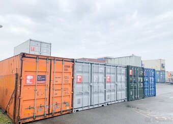 Lodní kontejner 20' modrá barva - RAL 5010 - 2