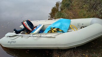Motorový člun 3,65 m pro 4 osoby plus motor Yamaha - 2