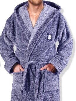 Pánský župan s kapucí - NOVÝ - 2