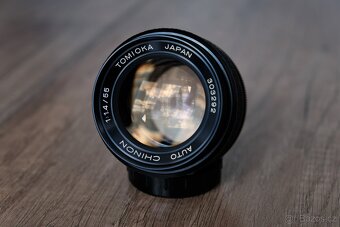 TOMIOKA auto Chinon 55mm f/1.4 - (M42) - 2
