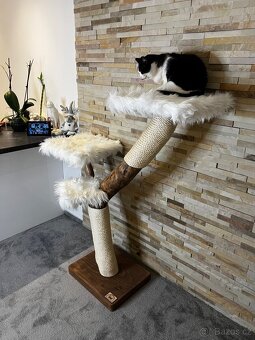 Drevene škrabadlo pro kočky - 2