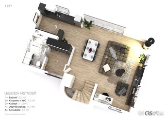 Prodej rodinného domu v obci Nučice, ev.č. 00067 - 2