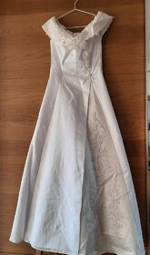 Svatební bílé šaty vel.38 - 2