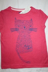 Růžové tričko _ vel. 98 - NOVÉ - 2