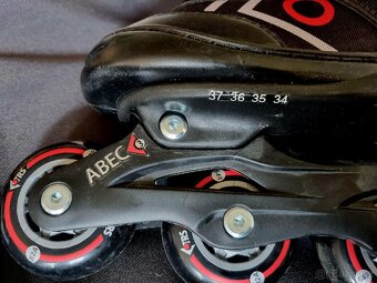 Brusle in-line, pantofle Crocs, bačkory Mickey mouse, 34-37 - 2