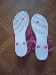 Dívčí sandály- žabky CCC vel.: 36 top stav - 2