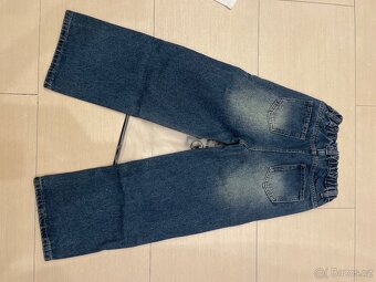 Baggy šitoke rifle jeans z Shein vel. 8 let - 2