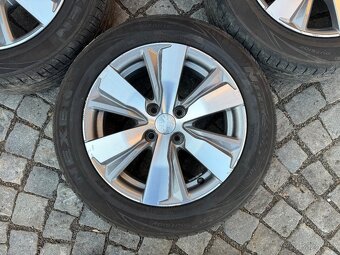 Alu kola peugeot 4x108 r16 letni pneu 195/60 r16 nexen - 2
