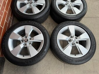 Alu 17" 5x112, škoda " EREBUS " letní 75% , YETI, Scout - 2