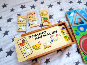 Magnetická hra Hape, vkládačka doprava, domino - 2