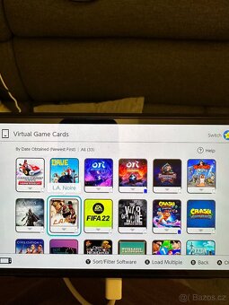Nintendo switch OLED + 25 her - TOP STAV + příslušenství - 2