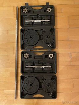 Rychlý prodej - Sada činek a tyčí 70kg - 2