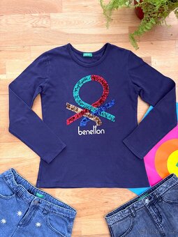 BENETTON JAKO NOVÉ krásné tričko 146-150, 10-11r - 2