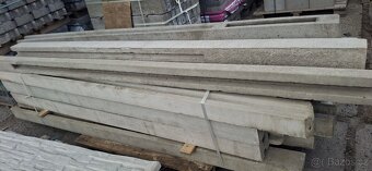 sloupek betonový ruzné druhy a délky vhodné na vyvýšený záho - 2