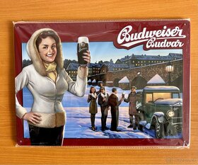 plechová tabule Budweisser Budvar - 2