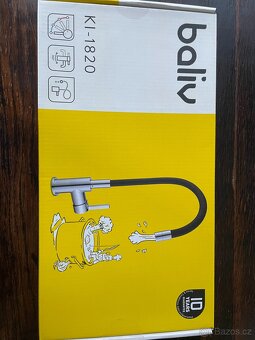 Kuchyňská vodovodní baterie páková KI-1820 s elastickým rame - 2